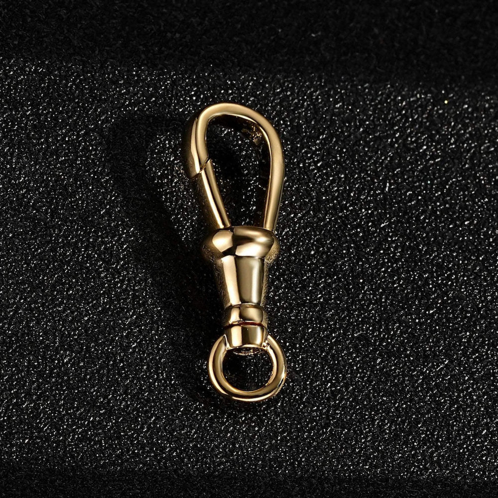 40mm Large Gold Smooth Albert Clasp - Clasp Only - Image 4