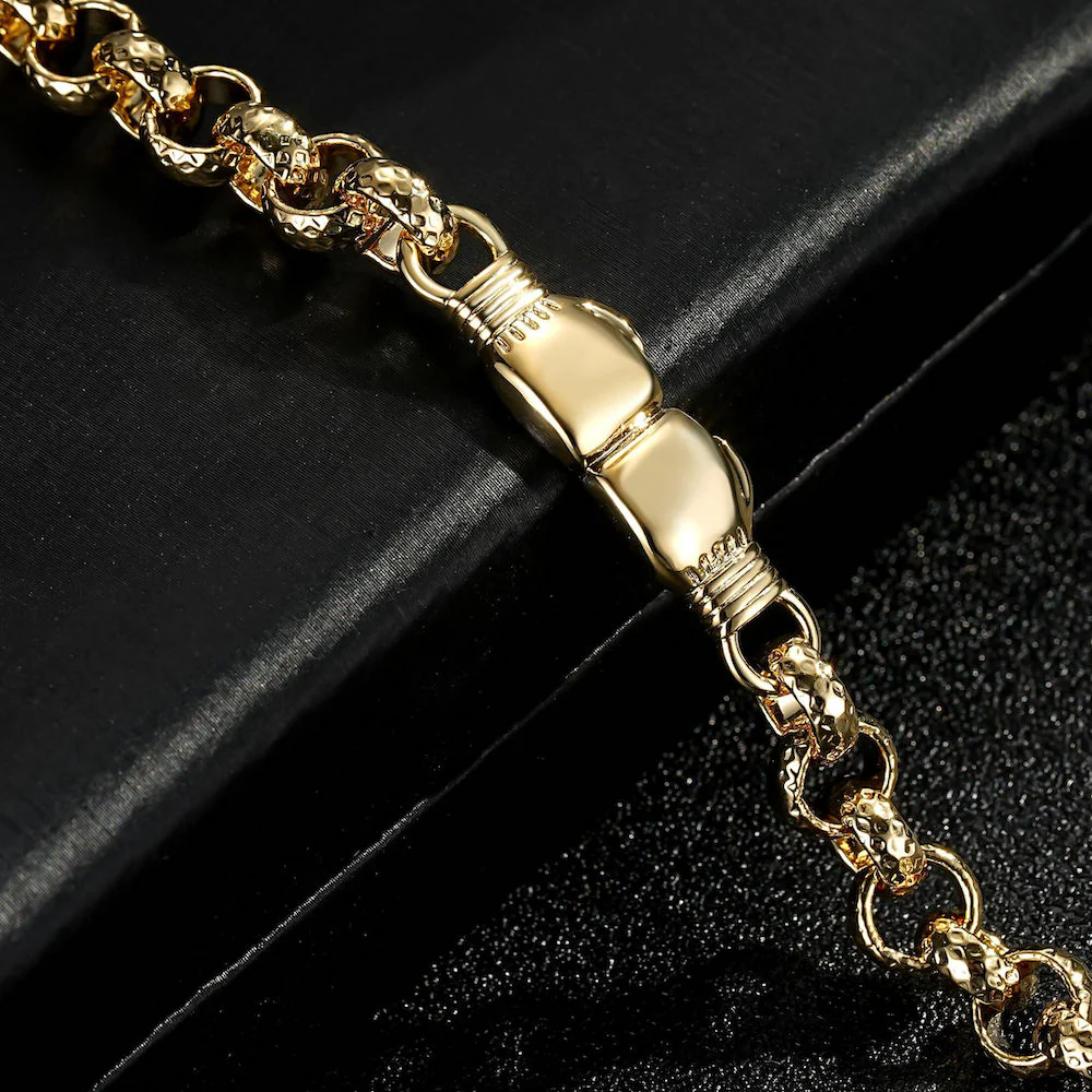Double Boxing Glove Belcher Bracelet 6-inch - Image 6